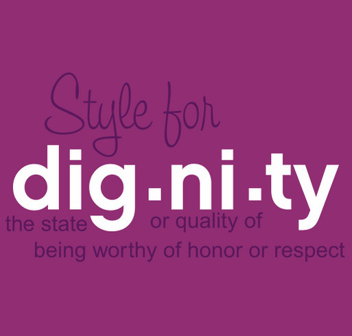 Style For Dignity shirt design - zoomed