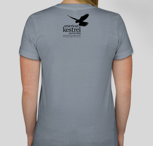 2016 American Kestrel Partnership T-Shirt Fundraiser - Second Chance Fundraiser - unisex shirt design - back