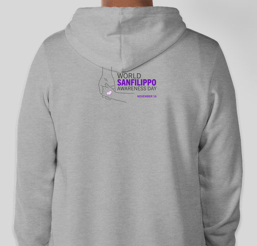 The CAM Foundation (World Sanfilippo Awareness Day-2021) Fundraiser - unisex shirt design - back
