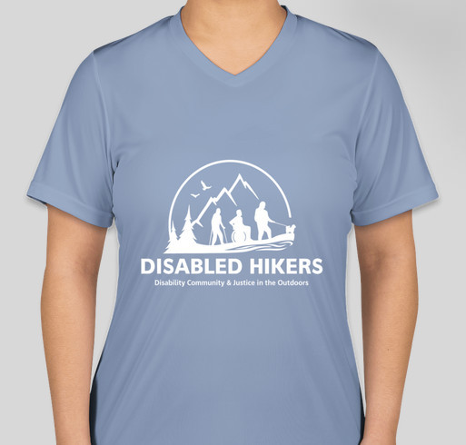 Disabled Hikers Elevate Access T-Shirt Drive Fundraiser - unisex shirt design - front
