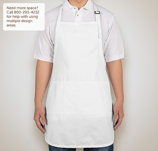 Port Authority Stain Release Full Length Apron - Screen Printed - Selected Color