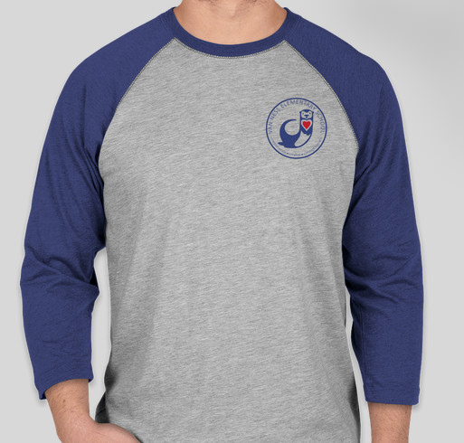 Adult Baseball Tee - VNE Fundraiser - unisex shirt design - front