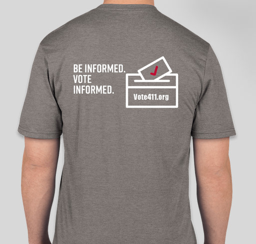 LWV Wichita-Metro Voter Services Fundraiser - unisex shirt design - back