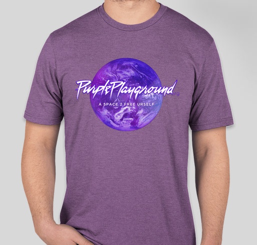 Purple Playground Ready for Anything Fundraiser - unisex shirt design - front