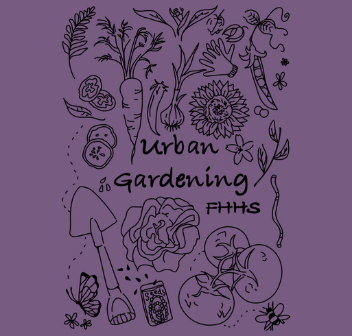 Urban Gardening Fundraising 2026 shirt design - zoomed