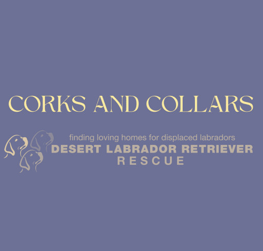 16th Annual DLRR Corks and Collars 2024 shirt design - zoomed