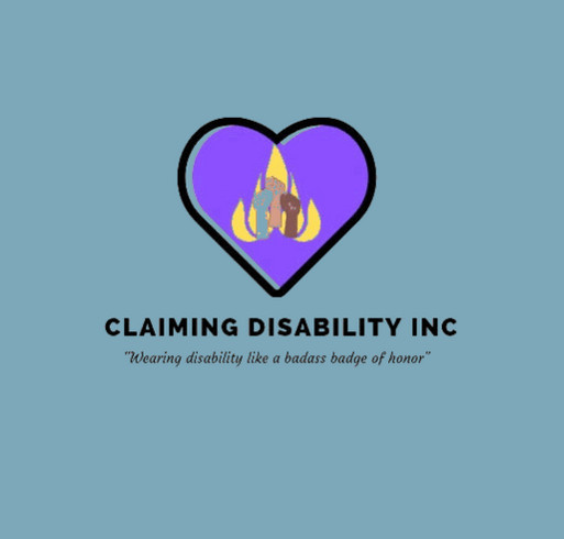 Claiming Disability shirt design - zoomed