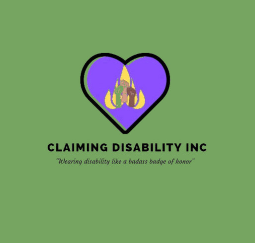 Claiming Disability shirt design - zoomed