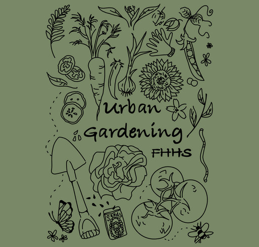 Urban Gardening Fundraising 2026 shirt design - zoomed