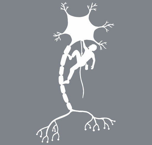 Neuron Climber - UEP Fundraiser shirt design - zoomed