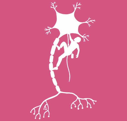 Neuron Climber - UEP Fundraiser shirt design - zoomed