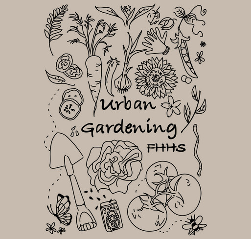 Urban Gardening Fundraising 2026 shirt design - zoomed