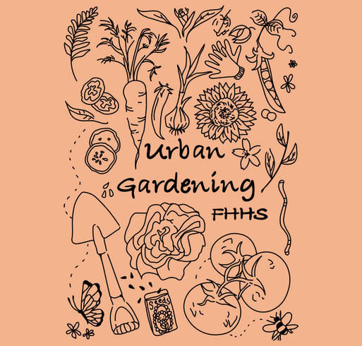 Urban Gardening Fundraising 2026 shirt design - zoomed