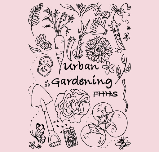 Urban Gardening Fundraising 2026 shirt design - zoomed