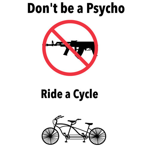 No Guns Today - Gun Bike Exchange shirt design - zoomed