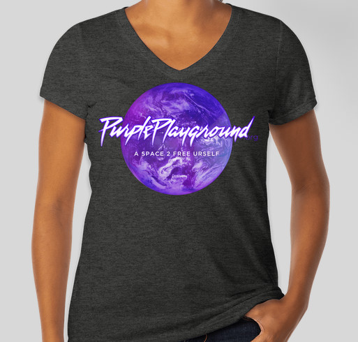 Purple Playground Ready for Anything Fundraiser - unisex shirt design - front
