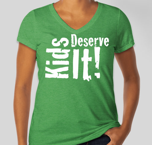 District Made Women's Tri-Blend V-Neck T-shirt