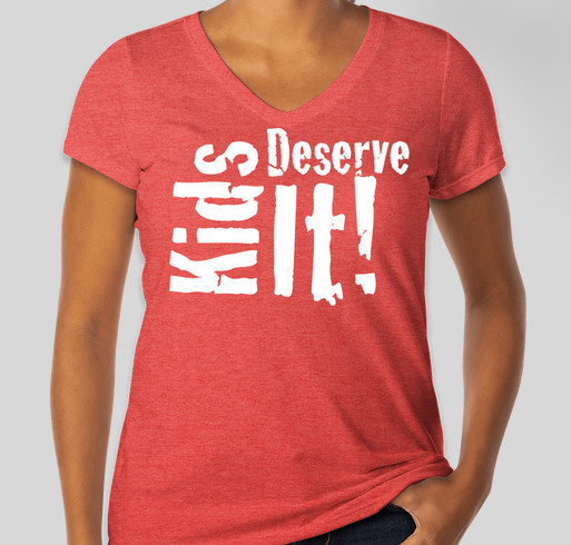 District Made Women's Tri-Blend V-Neck T-shirt