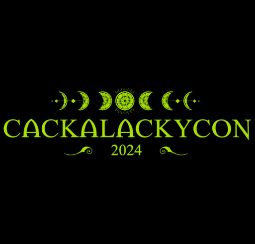 Cackalacky Con 2024 shirt design - zoomed