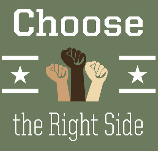 Choose the Right Side Conversation Shirts shirt design - zoomed