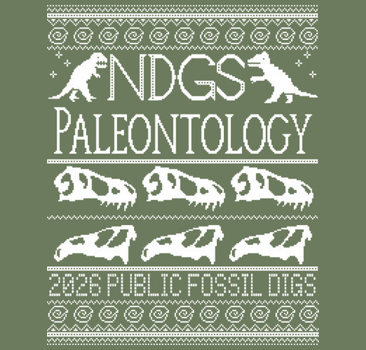 2026 NDGS Paleontology Public Fossil Digs Shirts shirt design - zoomed
