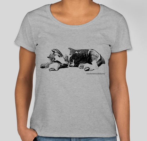 Ruby at Rest Fundraiser - unisex shirt design - front