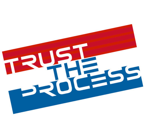 Red, White, and Blue The Process shirt design - zoomed