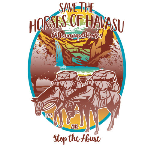 SAVE Havasupai Horses shirt design - zoomed