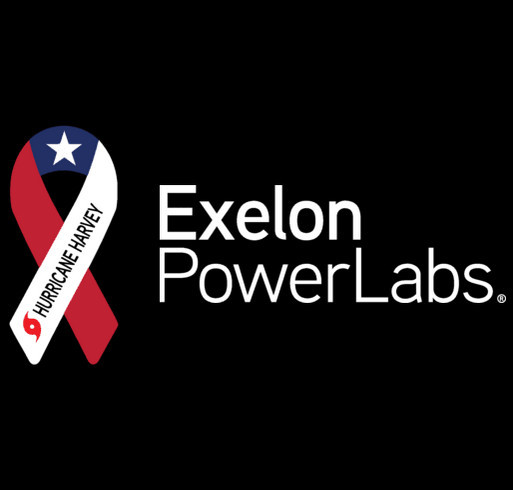 Exelon PowerLabs Hurricane Harvey Charity Polo shirt design - zoomed