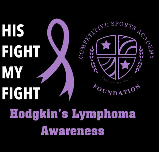 Let's Sideline Cancer - His Fight, My Fight! shirt design - zoomed