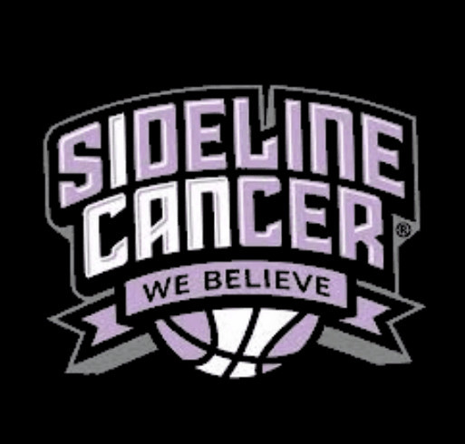 Let's Sideline Cancer - His Fight, My Fight! shirt design - zoomed