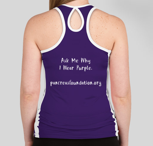Color It Purple Fundraiser - unisex shirt design - back