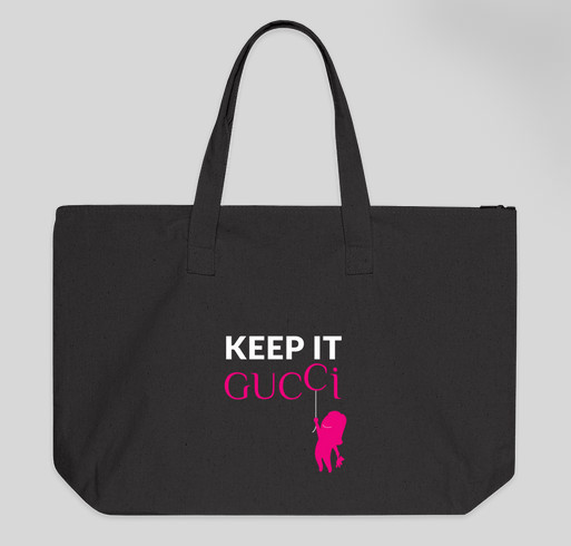Keep it Gucci Pink Bag Fundraiser - unisex shirt design - back