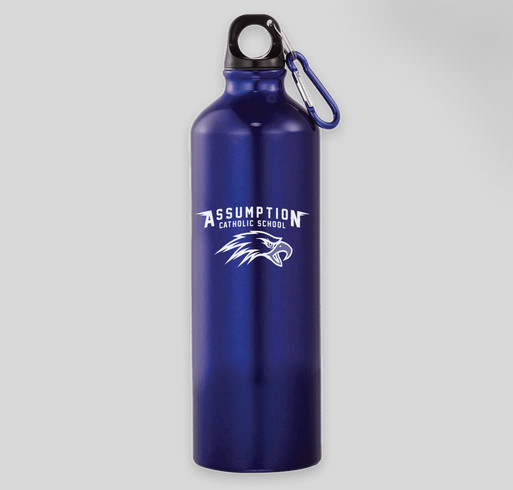 26 oz. Aluminum Water Bottle with Matching Carabiner