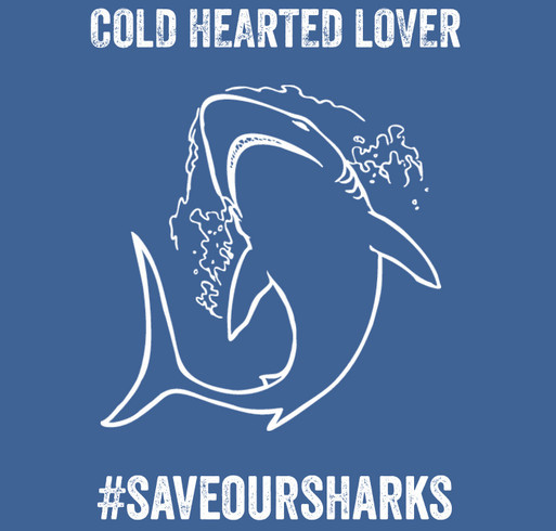 Save our sharks. Save our oceans. Save our planet. shirt design - zoomed