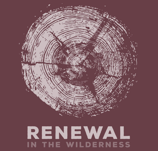 Renewal in the Wilderness shirt design - zoomed