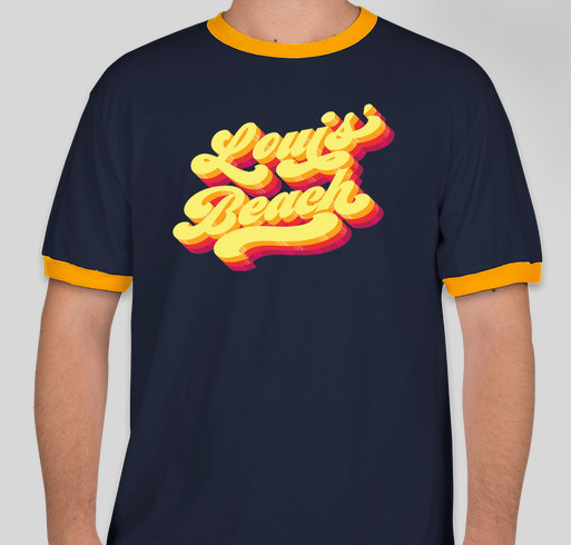 Louis' Beach Fireworks Apparel Fundraiser - unisex shirt design - front