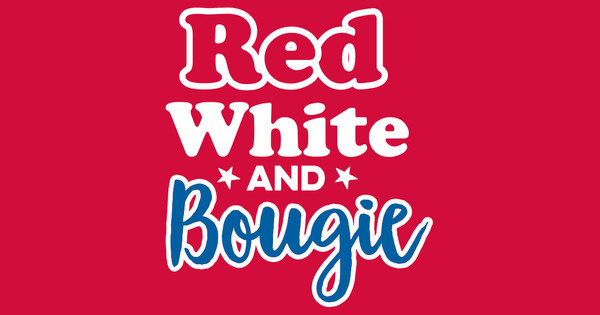 red white and bougie