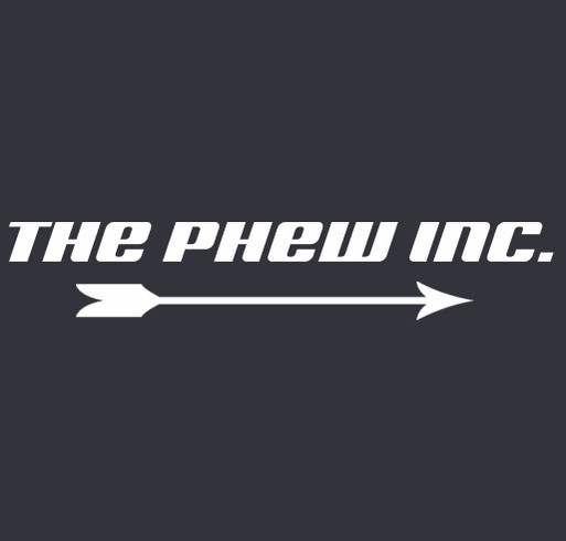 The Phew Inc. Startup shirt design - zoomed