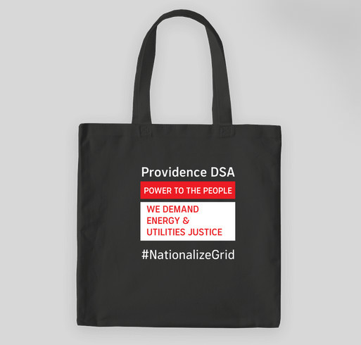 #NationalizeGrid Canvass Bag Fundraiser - unisex shirt design - back