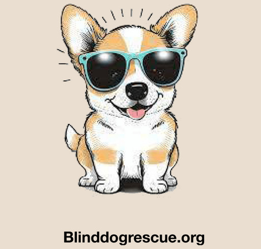 Blind Dog Rescue Alliance shirt design - zoomed