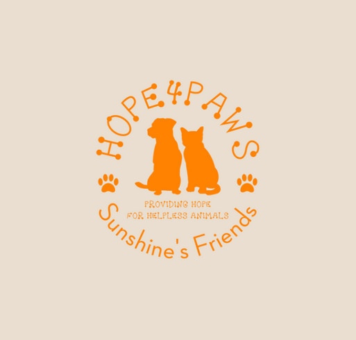 Sunshine's Friends Cat & Dog Rescue Helps Hopeless Animals shirt design - zoomed