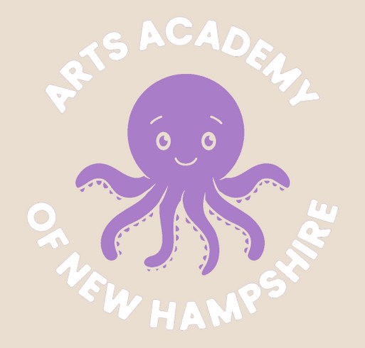 Arts Academy of NH Summer Merch shirt design - zoomed