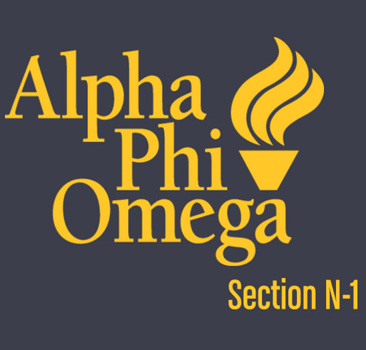 Alpha Phi Omega Section N-1 Tote Bags shirt design - zoomed