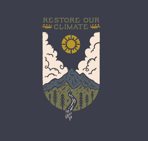 Give with Purpose to the Foundation for Climate Restoration shirt design - zoomed