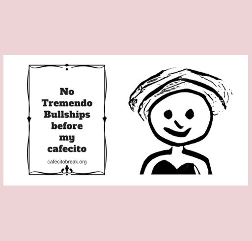 No bullshi# before my cafecito totebag shirt design - zoomed