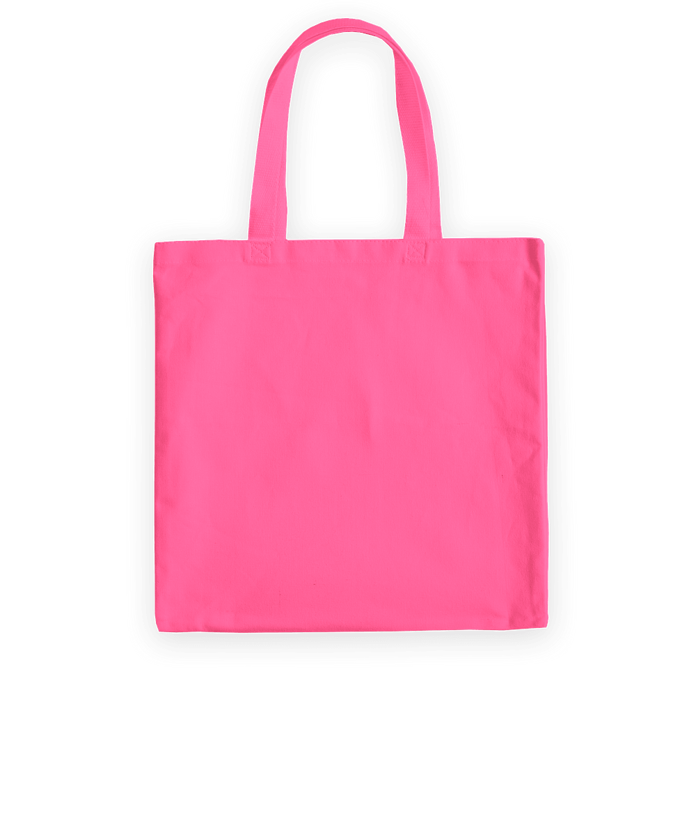 Medium Midweight 100% Cotton Canvas Tote Bag