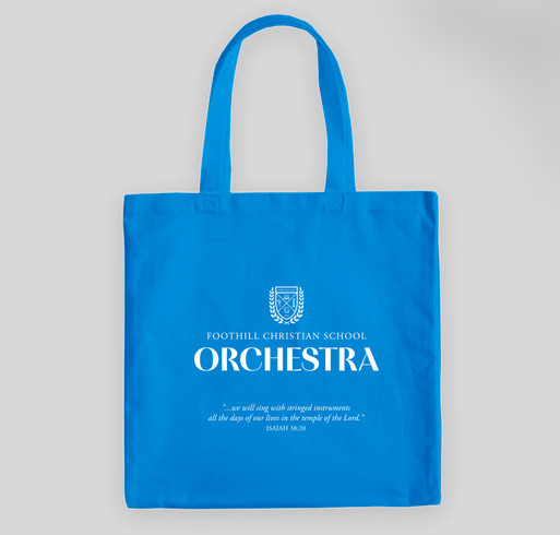 FCS Orchestra Music Bags Fundraiser - unisex shirt design - front