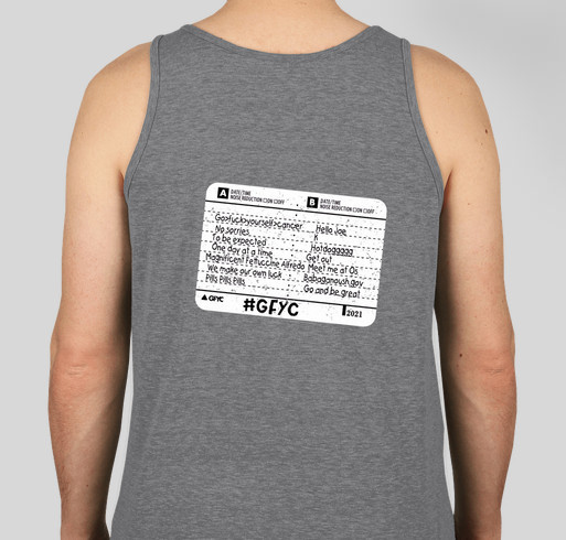 GFYC 2021 Fundraiser Fundraiser - unisex shirt design - back
