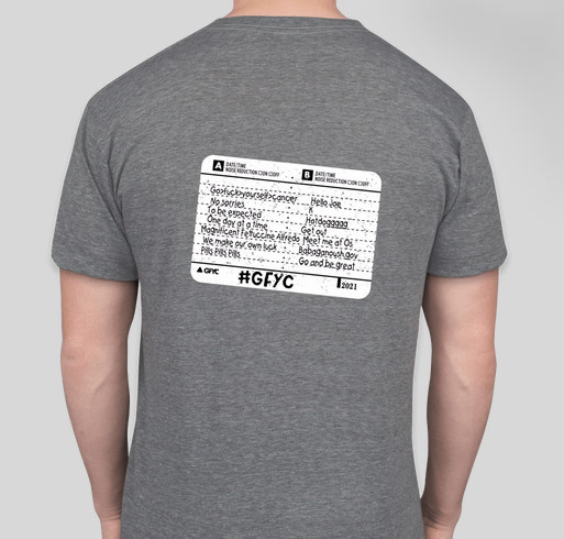 GFYC 2021 Fundraiser Fundraiser - unisex shirt design - back